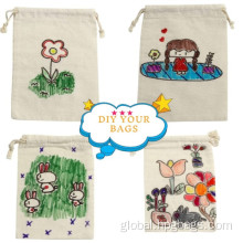 Cotton Pouches For Diy Crafts drawstring jewelry packaging cotton pouch Manufactory